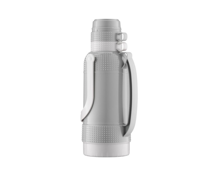 Термос Ardesto Gemini Gourmet, 3200мл, пластик, боросилікатне скло, сірий