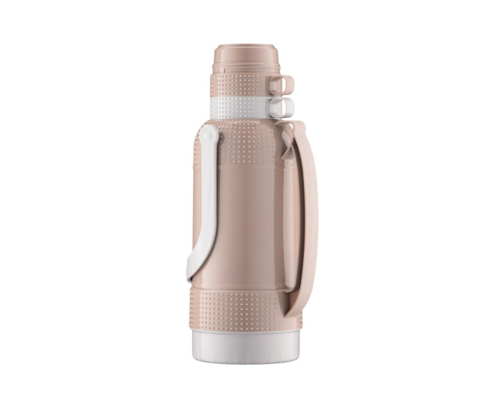 Термос Ardesto Gemini Gourmet, 3200мл, пластик, боросилікатне скло, коричневий