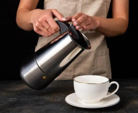 Гейзерна кавоварка Vico GUSTO, 9 чашок GU-1003-9