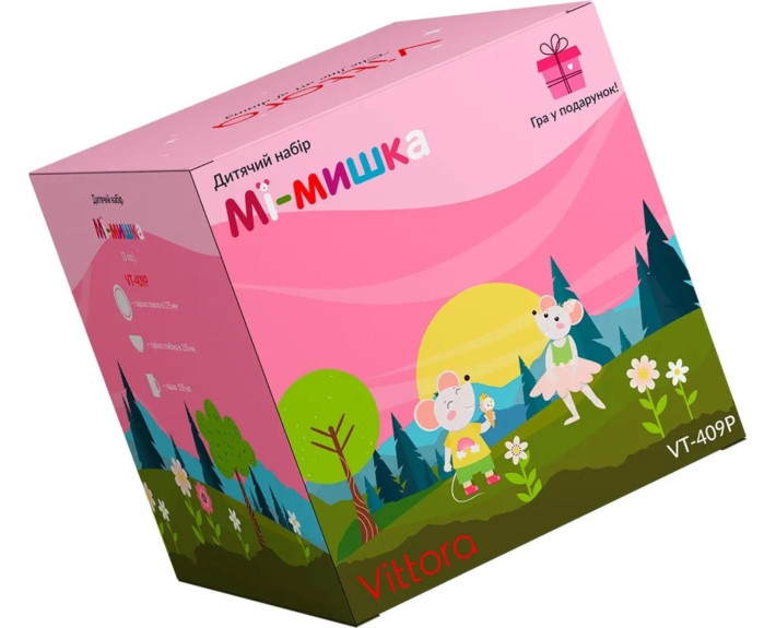 Дитячий набір Мі-Мишка Vittora 3 пр.VT-409P