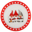 Блюдо VIVA NY GNOMES GIFT /круг./26 см в уп.