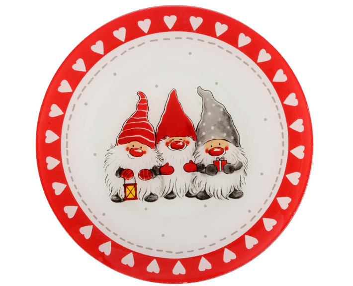 Блюдо VIVA NY GNOMES GIFT /круг./26 см в уп.