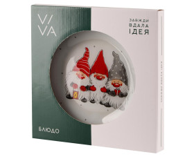 Блюдо VIVA NY GNOMES GIFT /круг./26 см в уп.
