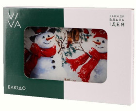Блюдо VIVA NY SMOWMEN/прям./30*19,8 см в уп.