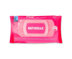 Серветки вологі NATURELLE 100 шт Рожеві