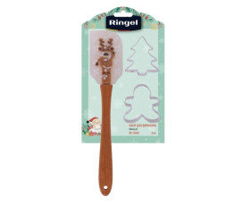 Набір для випік.RINGEL Merry Christmas 3 пр.: лопат. 25.5см, форма д/вирізання печива 2 шт.
