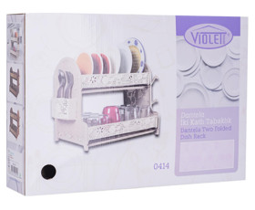 Cушка для посуду VIOLET HOUSE 0414 Ажур CAPPUCHINO  28*40*38 см