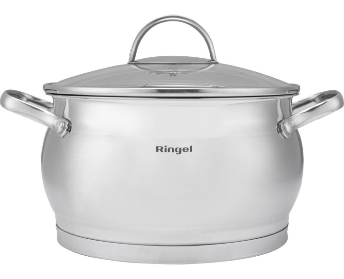 Каструля нерж 20 см (4.2 л) з кришкою RINGEL Salsa