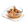 Кастрюля стекл.кругл. 3л (2,2л+0,8л) с крышкой O CUISINE