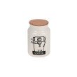 Банка HEREVIN White-Black Tea-Coffee-Sugar MIX з бамбук. кришкою 0.890 л