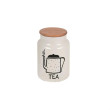 Банка HEREVIN White-Black Tea-Coffee-Sugar MIX з бамбук. кришкою 0.890 л