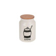 Банка HEREVIN White-Black Tea-Coffee-Sugar MIX з бамбук. кришкою 0.890 л