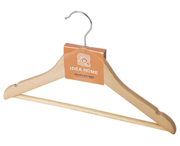 Вешалка IDEA HOME RE01497 д/од. дерево 33,5x20x1,2 см (подрост.)