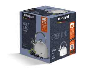 Чайник/К RINGEL Grey line 2.5 л