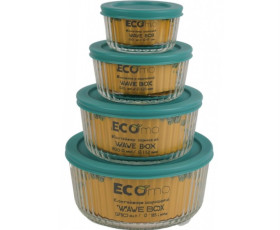 Контейнер ECOMO WAVE BOX /кругл /1780 мл
