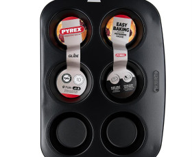 Форма PYREX GLIDE мет.форма д/мафінів 6шт