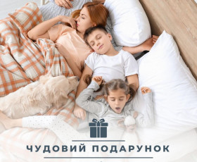 Ковдра ДобраНіч IDEIA зимова 175*210 антиалергійна щіл.300 біла