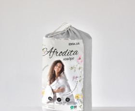 Ковдра зимова AFRODITA 175*210 IDEIA аналог лебединого пуху щіл.370 принт
