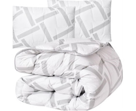 Набір Elegantly ковдра 140*210 зимова + подушка стеб на блискавці 50*70