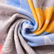 Плед-покривало BABY 90*120 щіл-450 гр/м2 серденько/киця блак./киця рожева в асорт.