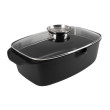 Гусятниця "Lessner" Black Pro New з алюмінію з антипригарним покриттям з арома кришкою 5,6л 55873
