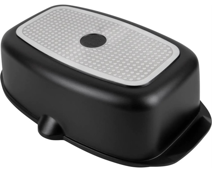 Гусятниця "Lessner" Black Pro New з алюмінію з антипригарним покриттям з арома кришкою 5,6л 55873