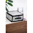 Корзина IDEA HOME DB-24 прям. з/кр з/блиск Anthracite Flowers 30x28x15 см
