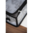 Корзина IDEA HOME DB-24 прям. з/кр з/блиск Anthracite Flowers 30x28x15 см