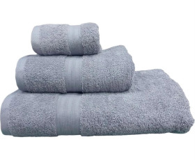 Рушник 50*90 бавовна 100% Abba Grey SOHO