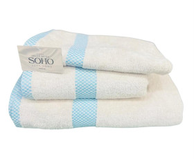 Рушник 50*90 бавовна 100% Velur Beige SOHO