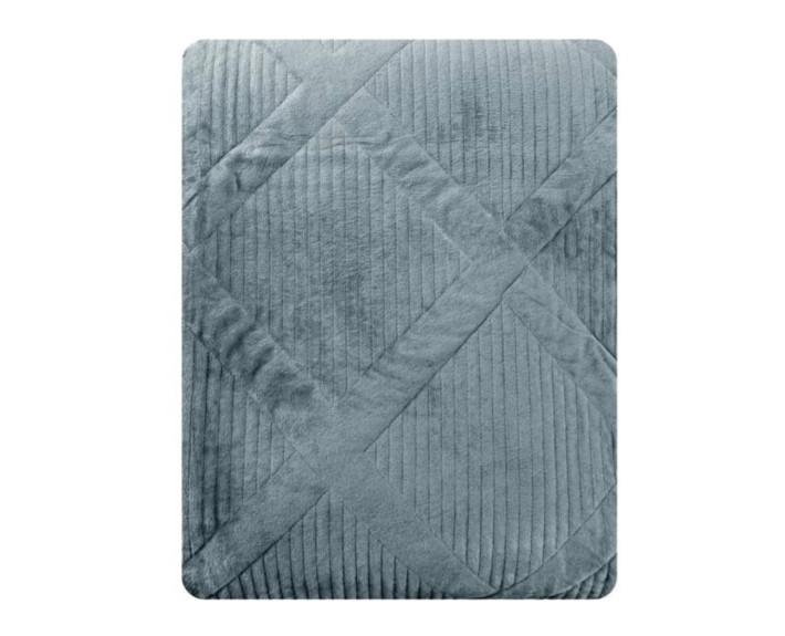 Покривало 200*230 см VELUR Blue SOHO
