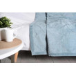 Покривало 200*230 см VELUR Blue SOHO