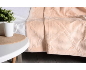 Покривало 200*230 см VELUR Ivory  SOHO