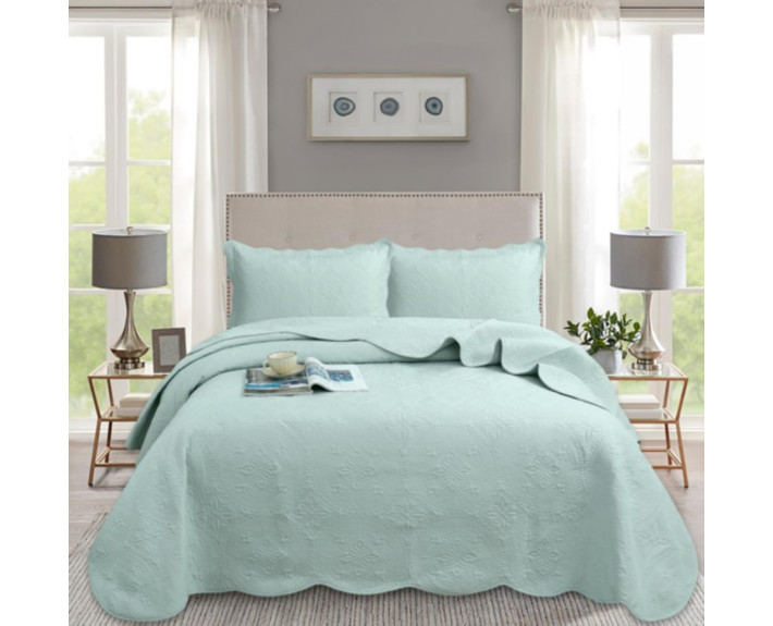 Покривало 220*240 см Circle Pistachio SOHO