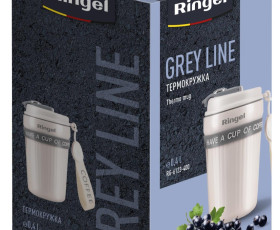 Термо Кружка RINGEL Grey Line 400 мл