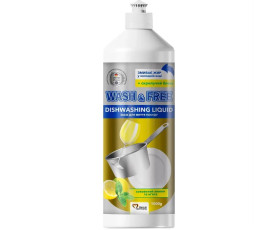 Засіб для миття посуду 1л Лимон та мята WASH&FREE