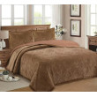 Покривало 200*230 см VELUR Brown SOHO