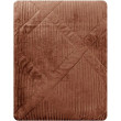 Покривало 200*230 см VELUR Brown SOHO