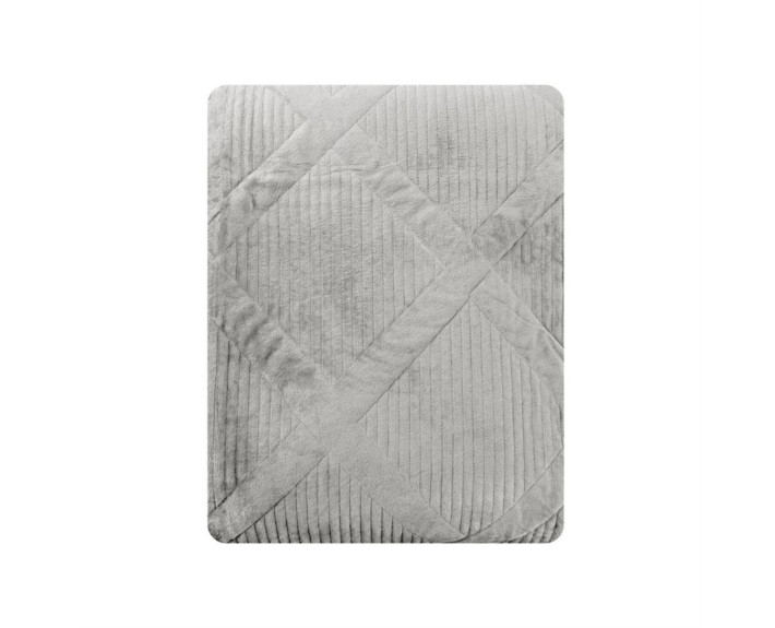 Покривало 200*230 см VELUR Silver SOHO