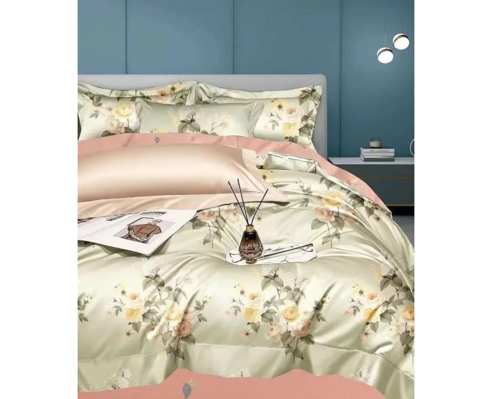 Комплект пост.білизни Євро Elle 200*230 Bouquet Olive SOHO