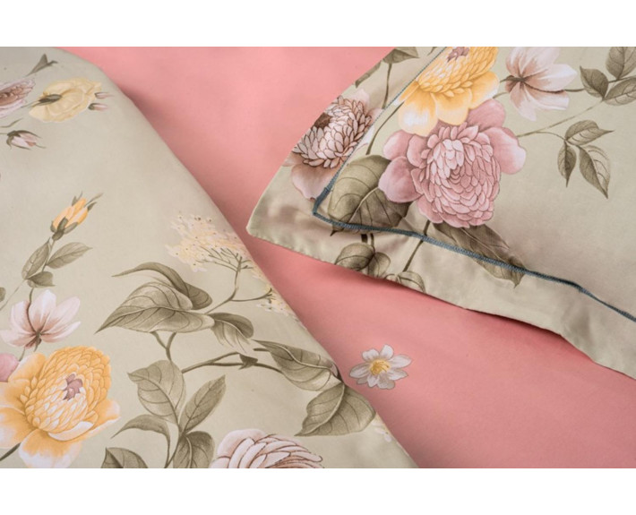 Комплект пост.білизни Євро Elle 200*230 Bouquet Olive SOHO