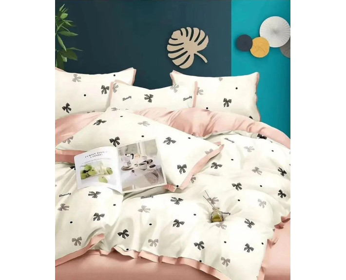Комплект пост.білизни Євро Elle 200*230 Cream Bant SOHO