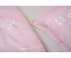 Комплект пост.білизни Євро Memoria 200*230 Flowers PinkGray  SOHO