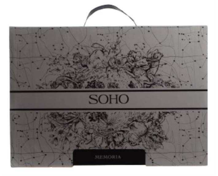 Комплект пост.білизни Євро Memoria 200*230 Mono Grey SOHO