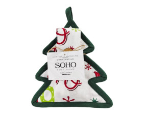 Набір  рушник 40*60см+підст./горяч. бавовна 100% Christmas HO SOHO