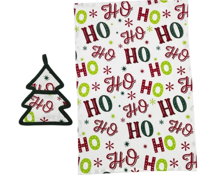 Набір  рушник 40*60см+підст./горяч. бавовна 100% Christmas HO SOHO