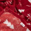 Плед Ardesto Christmas Flannel 160х200см, 100% поліестер, олені, червоний