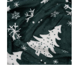 Плед Ardesto Christmas Flannel 160х200см, 100% поліестер, ялинки