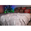 Плед Ardesto Christmas Flannel, 160х200см, 100% поліестер, ялинки