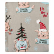 Плед Ardesto Christmas Flannel 160х200см, 100% поліестер, різдвяні котики